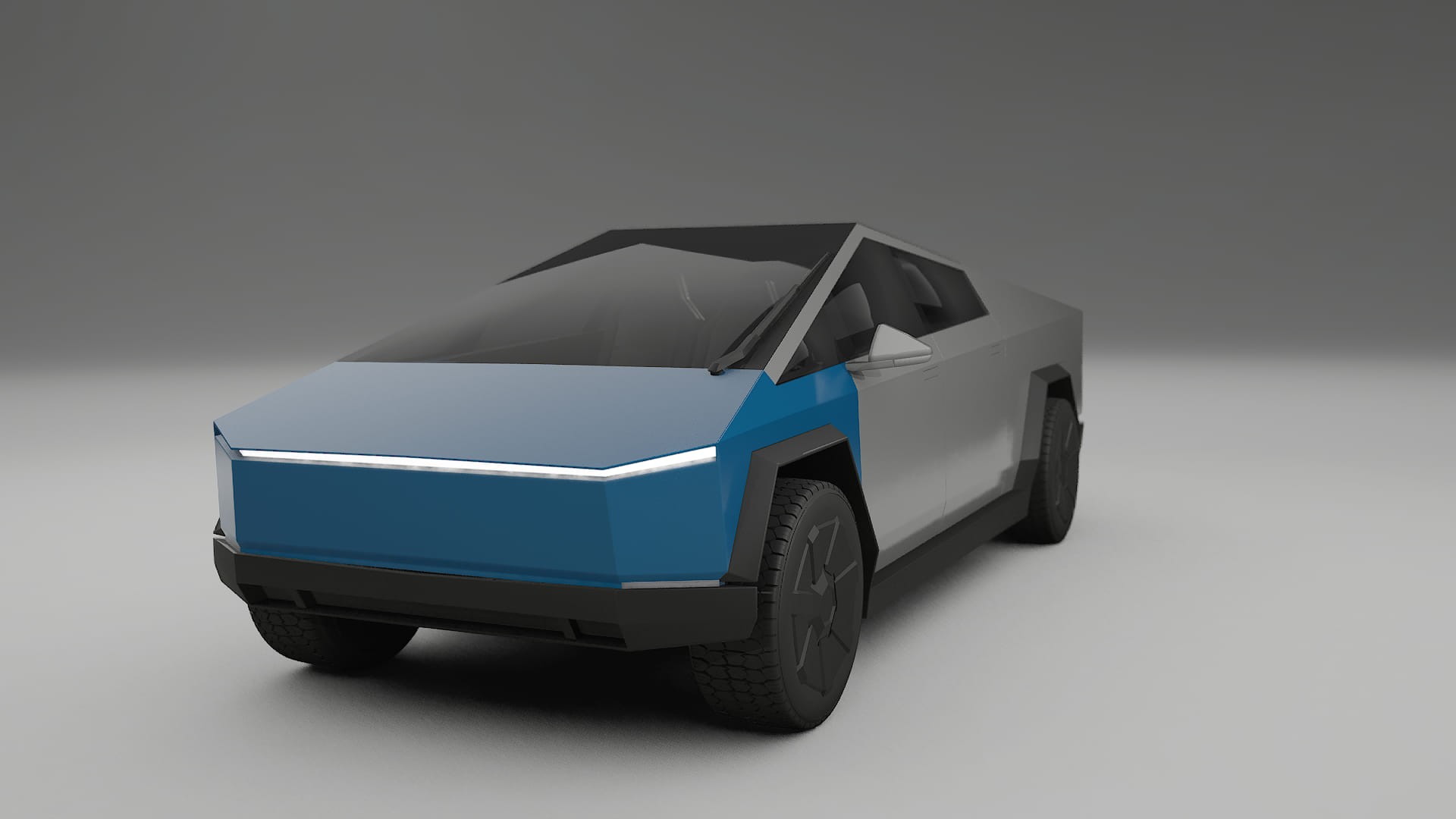 Tesla Cybertruck Lakbeskyttelsesfilm | CrystalGuard Transparent TPU PPF Frontbeskyttelsessæt