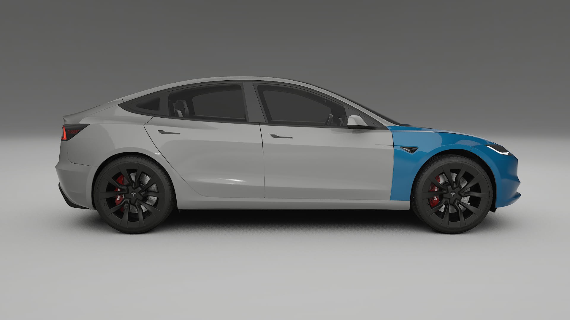 Tesla Model3 Highland Paint Protection Film | CrystalGuard TPU PPF Front Kit 2