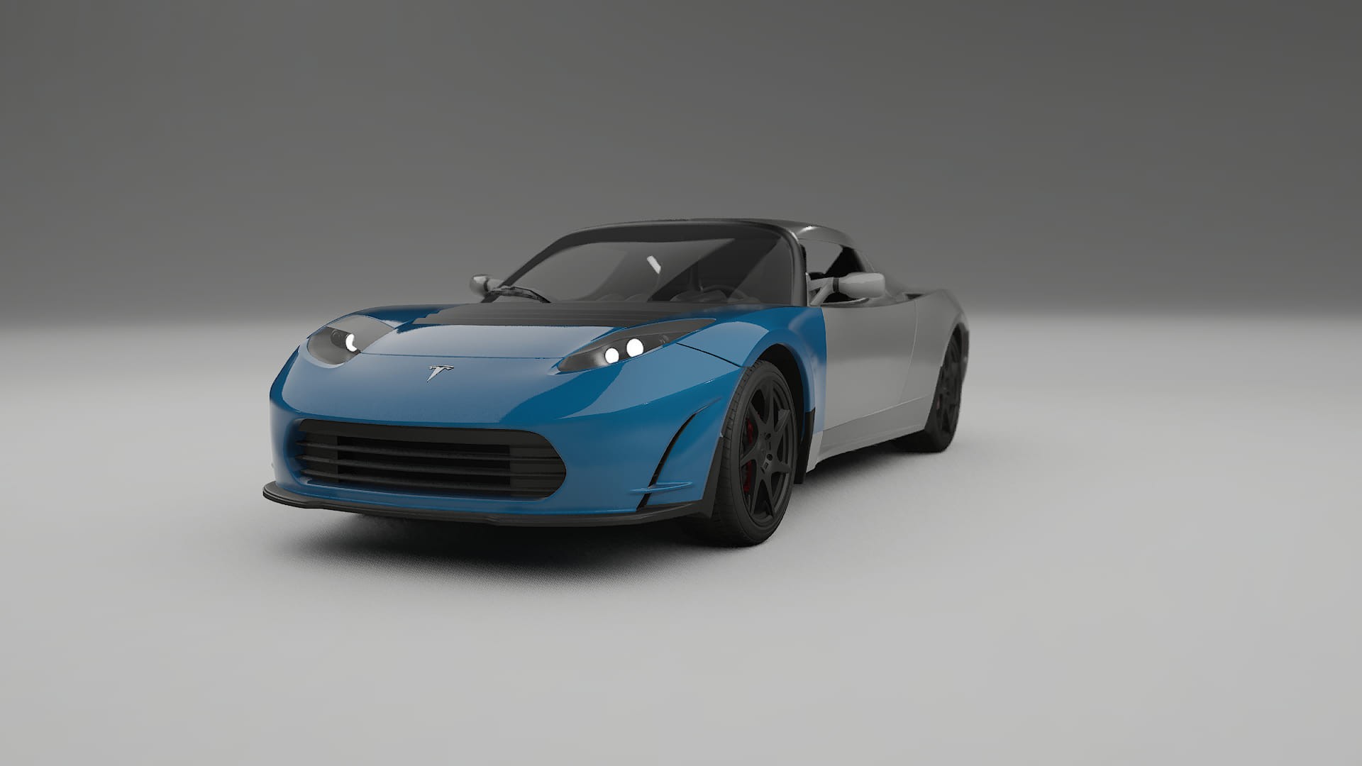 Tesla Roadster 2.5 Lakbeskyttelsesfilm | CrystalGuard Transparent TPU PPF Frontbeskyttelsessæt
