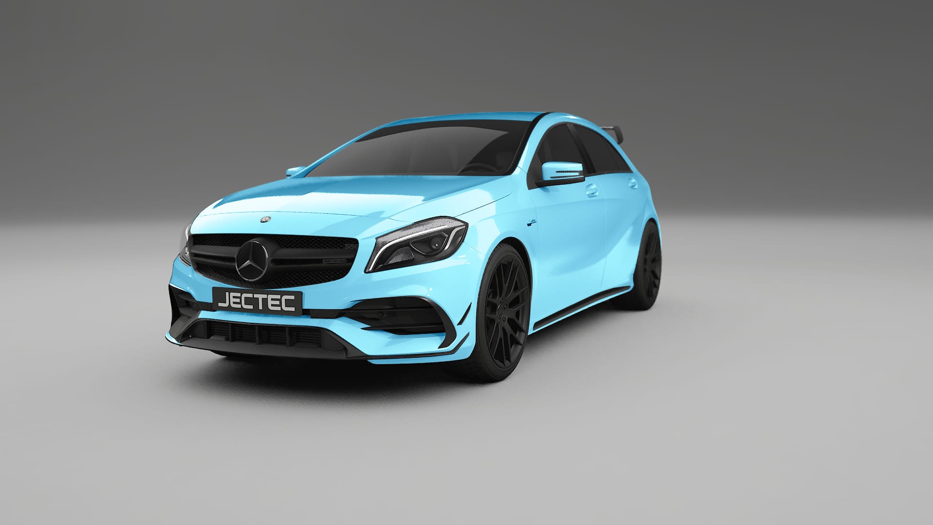 Lakbeskyttelsesfilm Mercedes A45 AMG W176 | CrystalGuard Gennemsigtigt TPU PPF Fuld Beskyttelsespakke