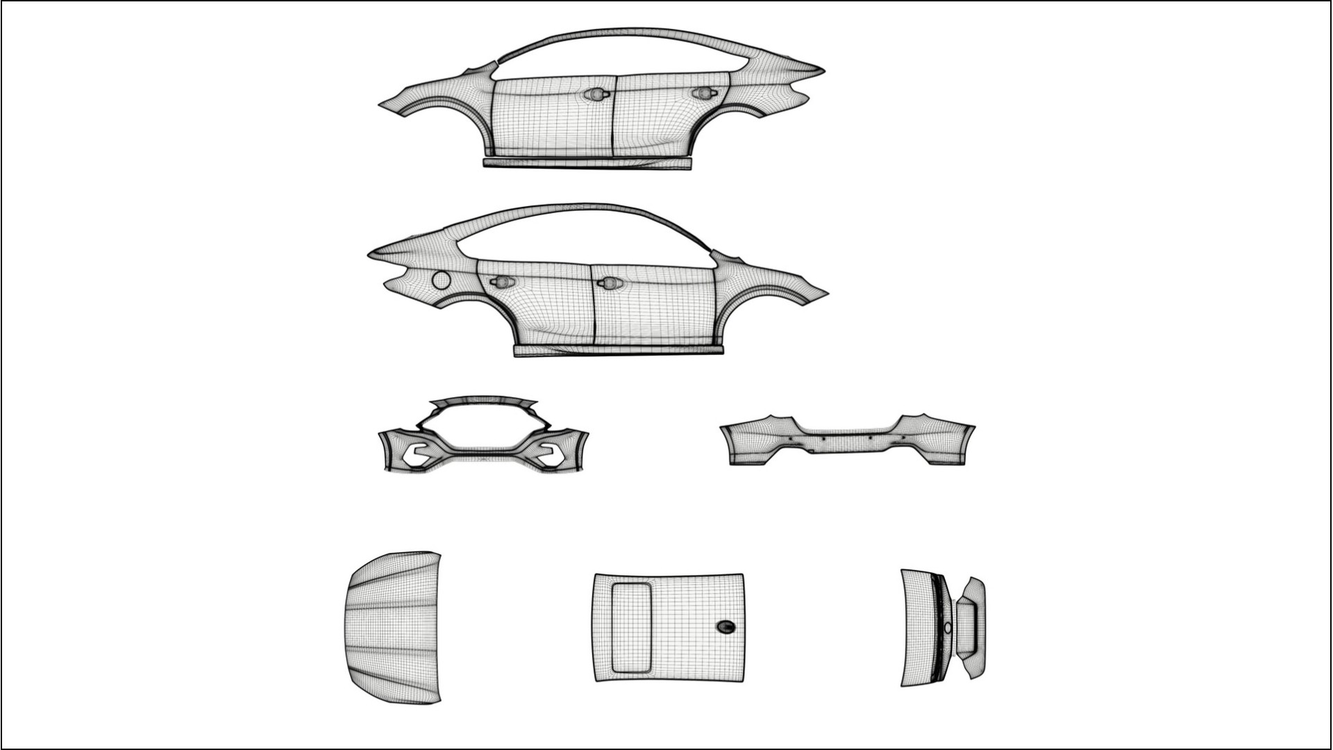 Lakbeskyttelsesfilm Subaru Legacy BW | CrystalGuard Gennemsigtigt TPU PPF Fuld Beskyttelsespakke 2