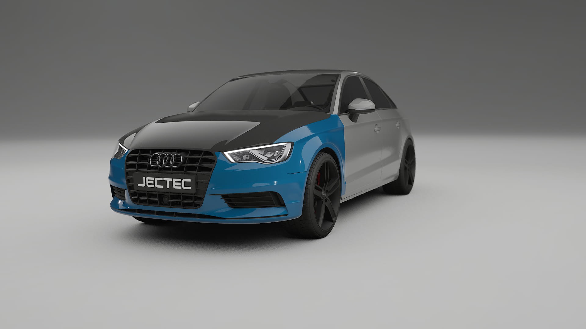 Lakbeskyttelsesfilm Audi A3 8V sedan prefacelift | CrystalGuard Frontsæt med Carbon Motorhjelm
