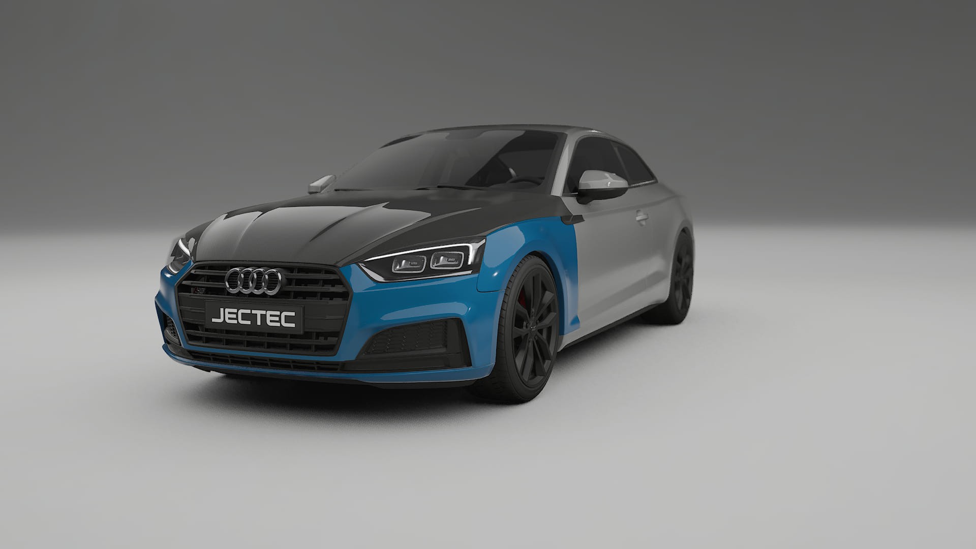 Lakbeskyttelsesfilm Audi S5 B9 prefacelift | CrystalGuard Frontsæt med Carbon Motorhjelm