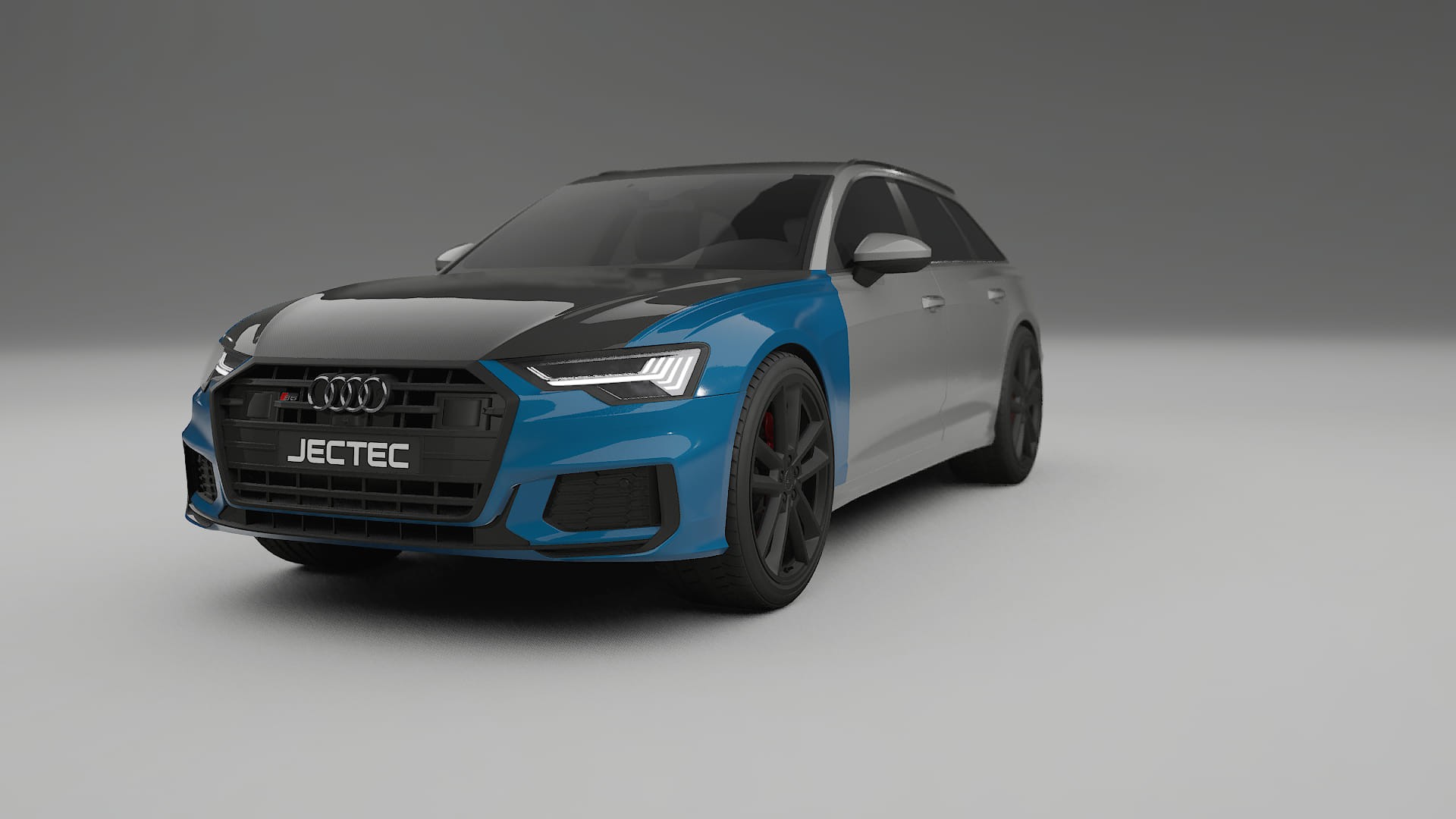Lakbeskyttelsesfilm Audi S6 Avant prefacelift C8 | CrystalGuard Frontsæt med Carbon Motorhjelm