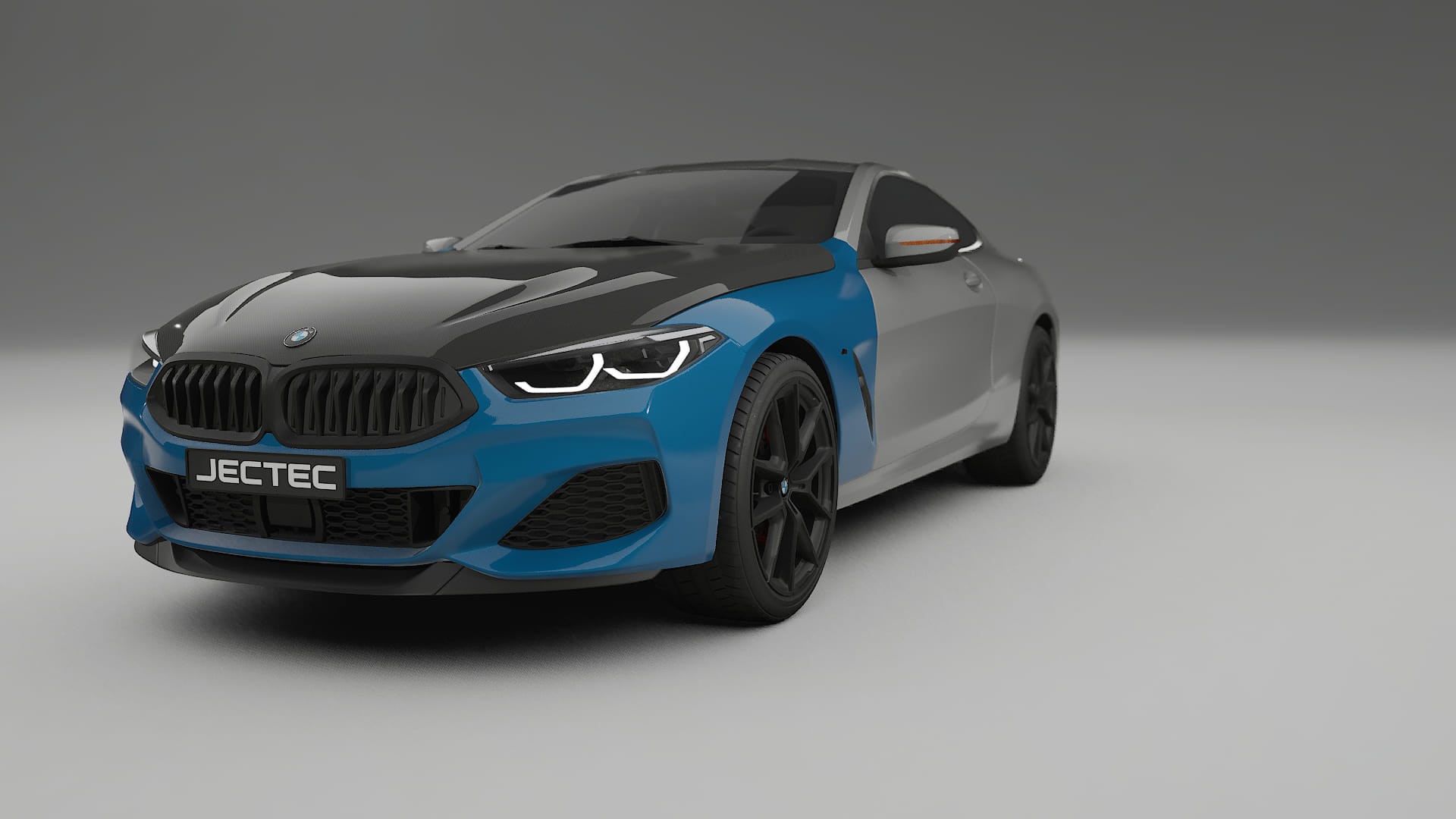 Lakbeskyttelsesfilm BMW 850 G15 | CrystalGuard Frontsæt med Carbon Motorhjelm