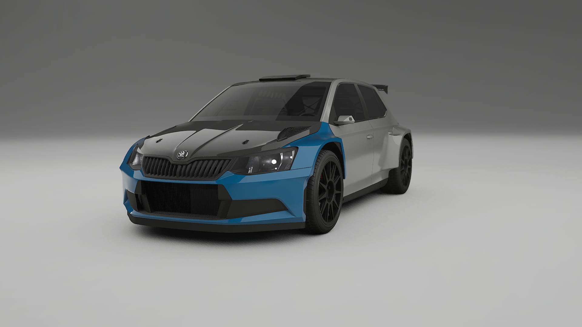 Lakbeskyttelsesfilm Škoda Fabia R5 6V | CrystalGuard Frontsæt med Carbon Motorhjelm