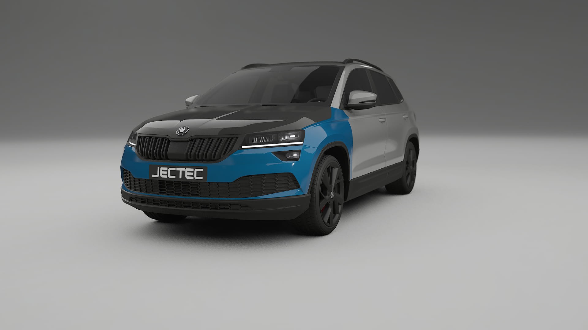 Lakbeskyttelsesfilm Škoda Karoq NU7 | CrystalGuard Frontsæt med Carbon Motorhjelm