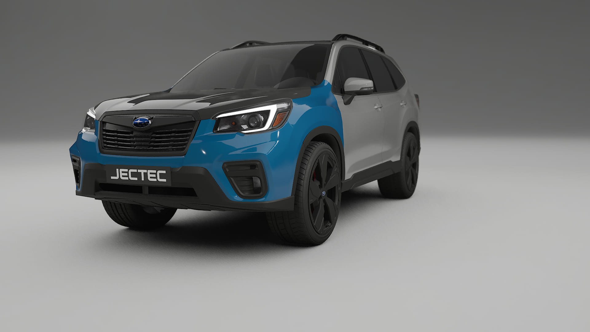 Lakbeskyttelsesfilm Subaru Forester V SK prefacelift | CrystalGuard Frontsæt med Carbon Motorhjelm