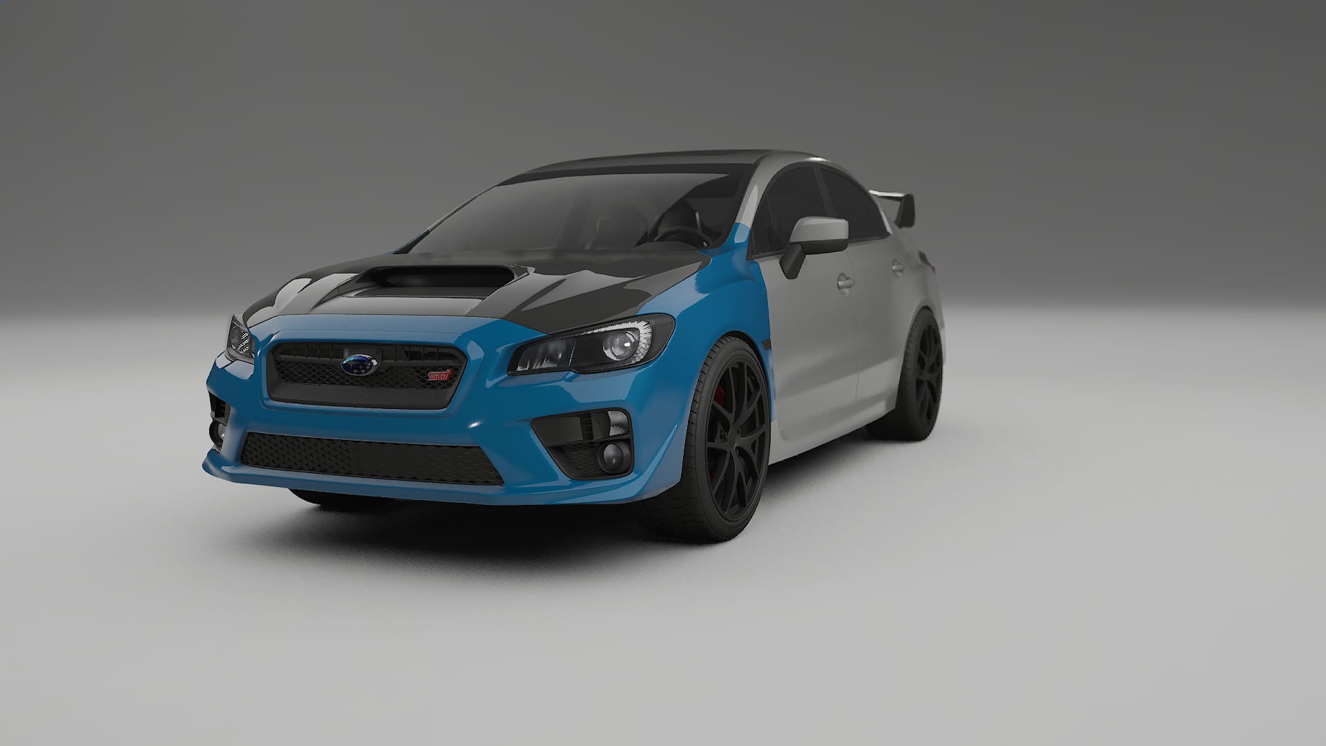 Lakbeskyttelsesfilm Subaru Impreza WRX Sti VA prefacelift | CrystalGuard Frontsæt med Carbon Motorhjelm