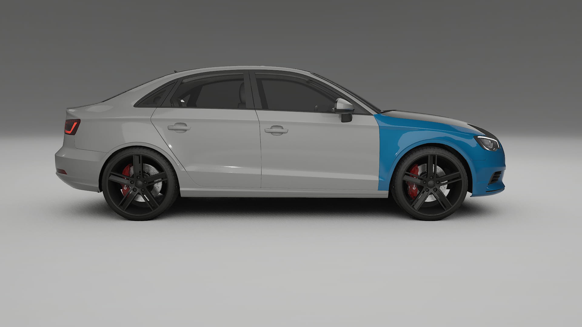 Lakbeskyttelsesfilm Audi A3 8V sedan prefacelift | CrystalGuard Frontsæt med Carbon Motorhjelm 2