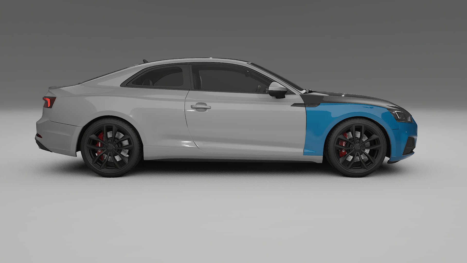 Lakbeskyttelsesfilm Audi S5 B9 prefacelift | CrystalGuard Frontsæt med Carbon Motorhjelm 2