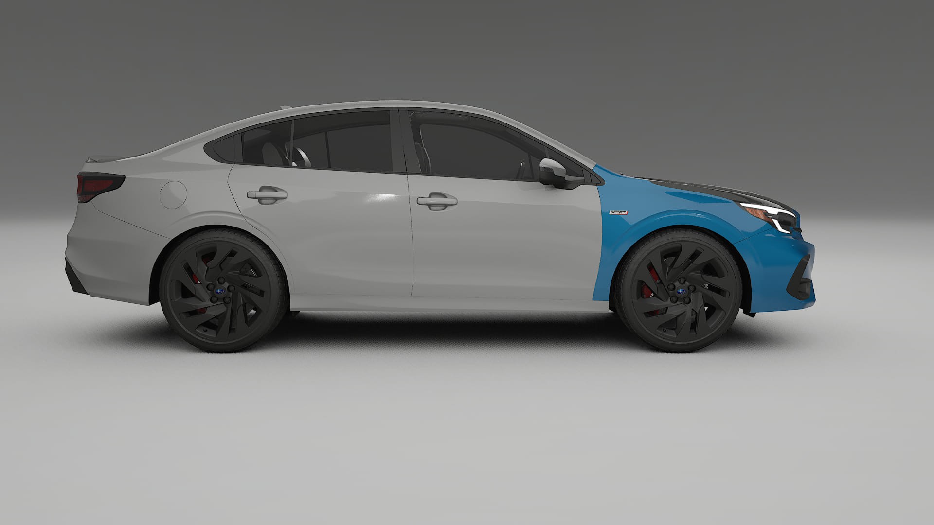 Lakbeskyttelsesfilm Subaru Legacy BW | CrystalGuard Frontsæt med Carbon Motorhjelm 2