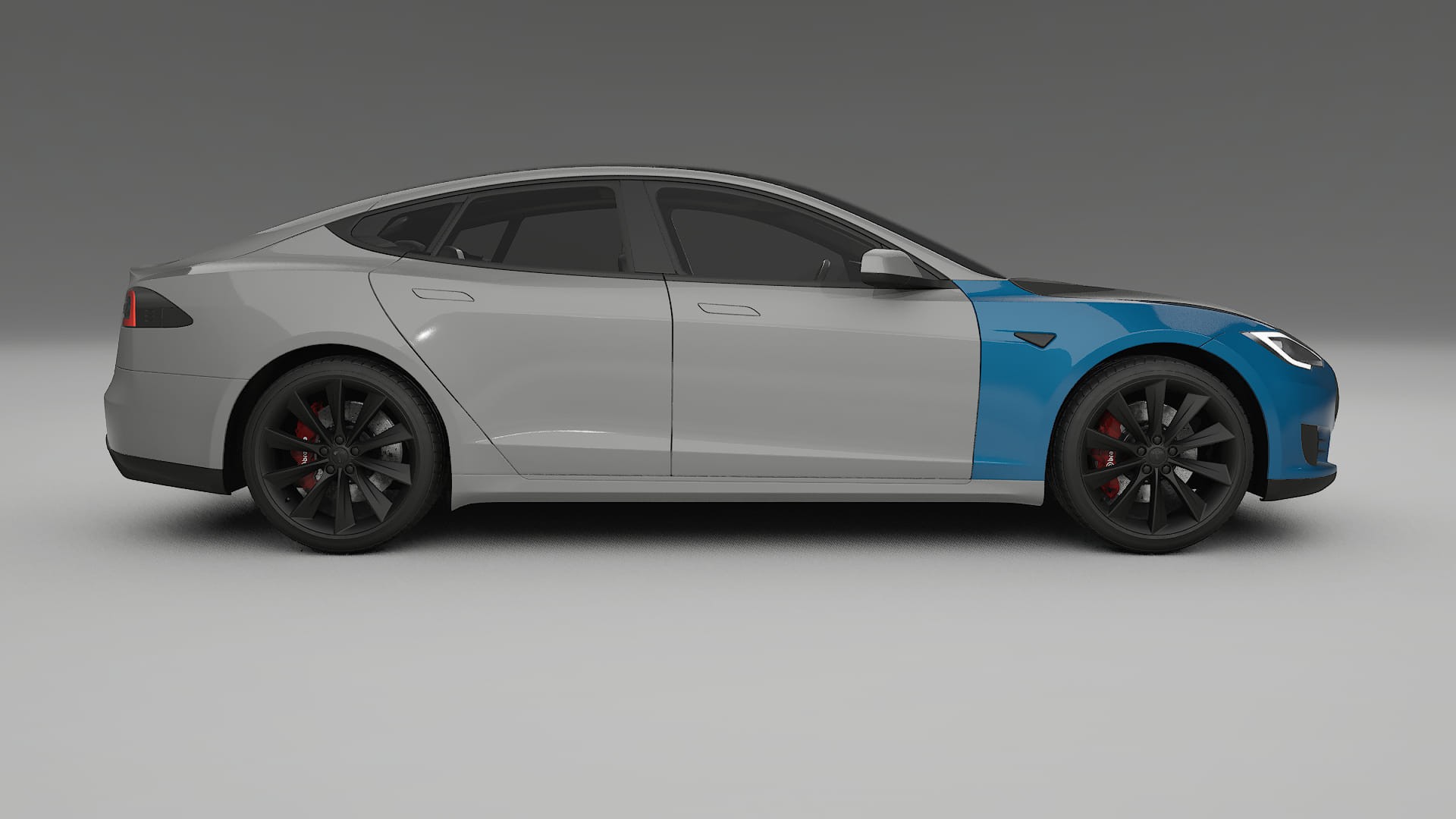 Lakbeskyttelsesfilm Tesla Model-S | CrystalGuard Frontsæt med Carbon Motorhjelm 2