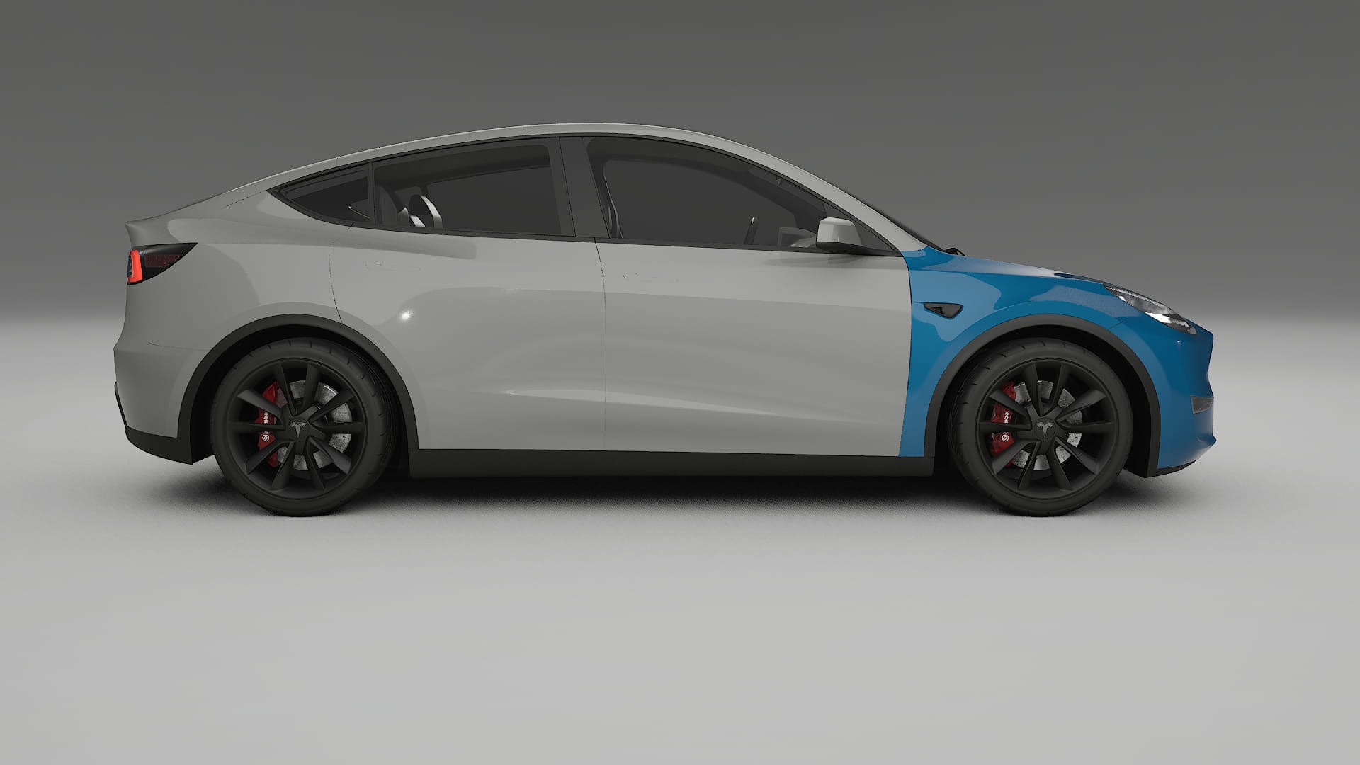 Lakbeskyttelsesfilm Tesla Model Y | CrystalGuard Frontsæt med Carbon Motorhjelm 2
