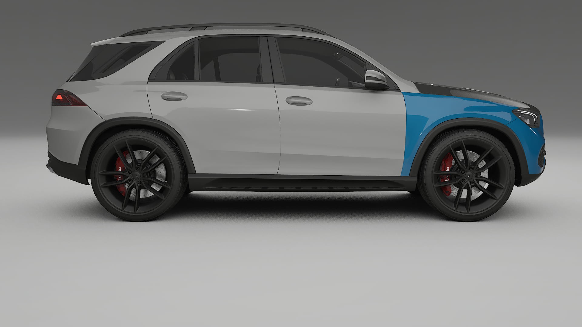 Lakbeskyttelsesfilm Mercedes GLE W167 | CrystalGuard Frontsæt med Carbon Motorhjelm 2