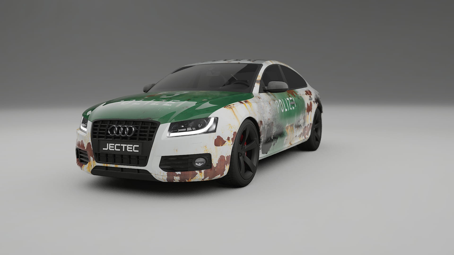 Audi A5 8T Sportback prefacelift pre-LCI COBRA 11 – Designet Wrap PPF-sæt i printbart polyurethanfilm
