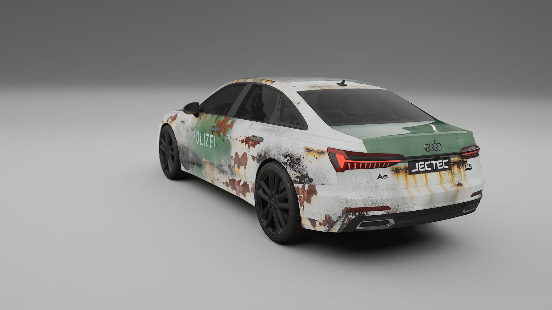 Audi A6 S-Line C8 COBRA 11 – Designet Wrap PPF-sæt i printbart polyurethanfilm