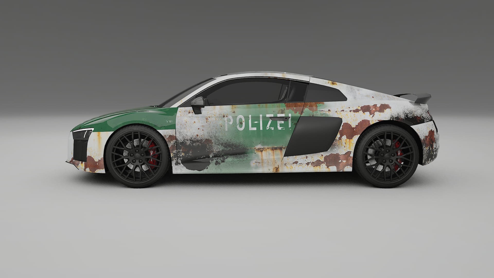 Audi R8 typ-4S prefacelift pre-LCI COBRA 11 – Designet Wrap PPF-sæt i printbart polyurethanfilm