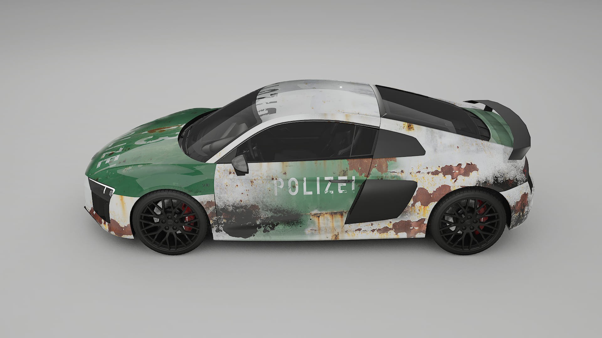 Audi R8 typ-4S prefacelift pre-LCI COBRA 11 – Designet Wrap PPF-sæt i printbart polyurethanfilm