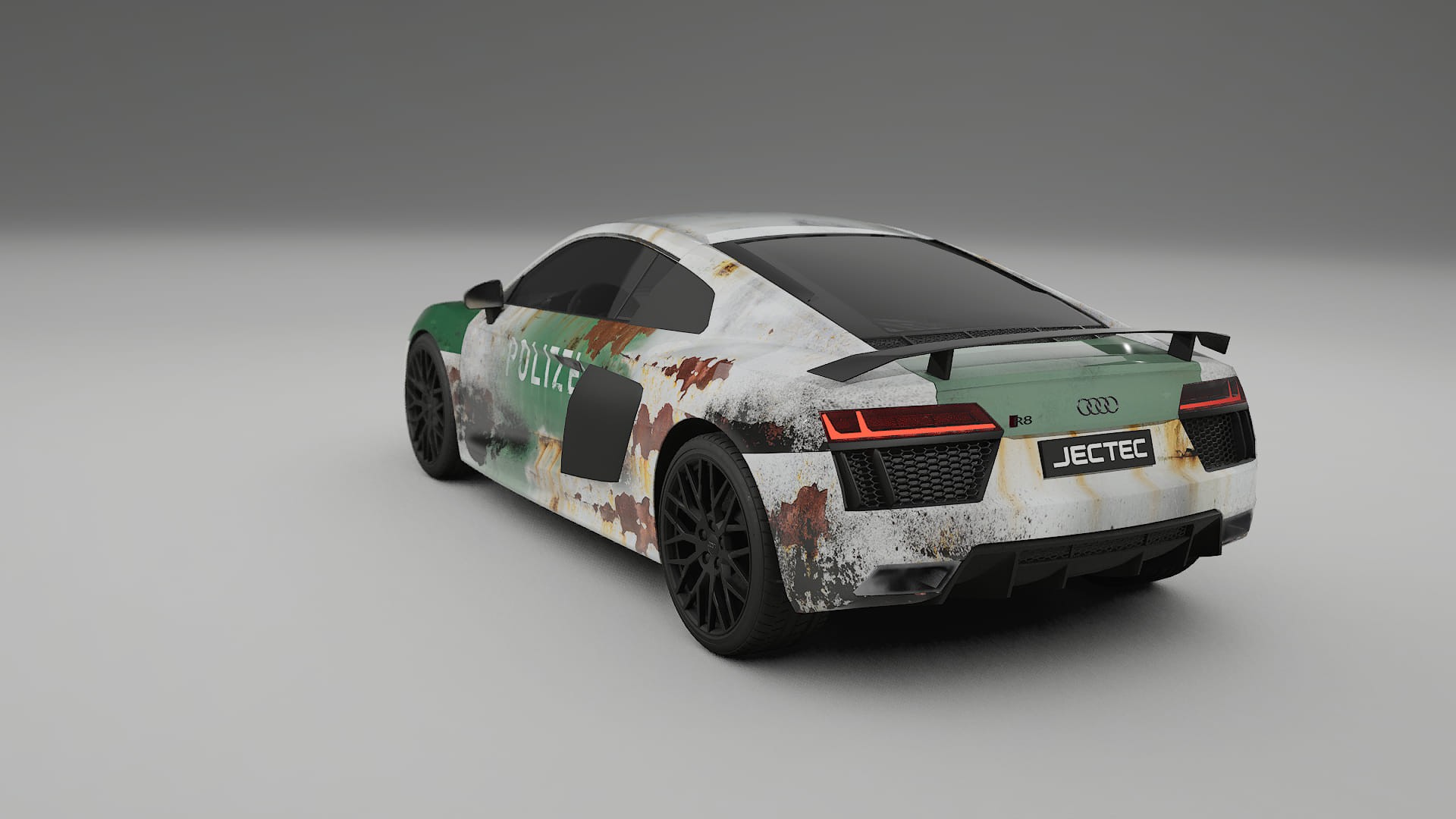 Audi R8 typ-4S prefacelift pre-LCI COBRA 11 – Designet Wrap PPF-sæt i printbart polyurethanfilm
