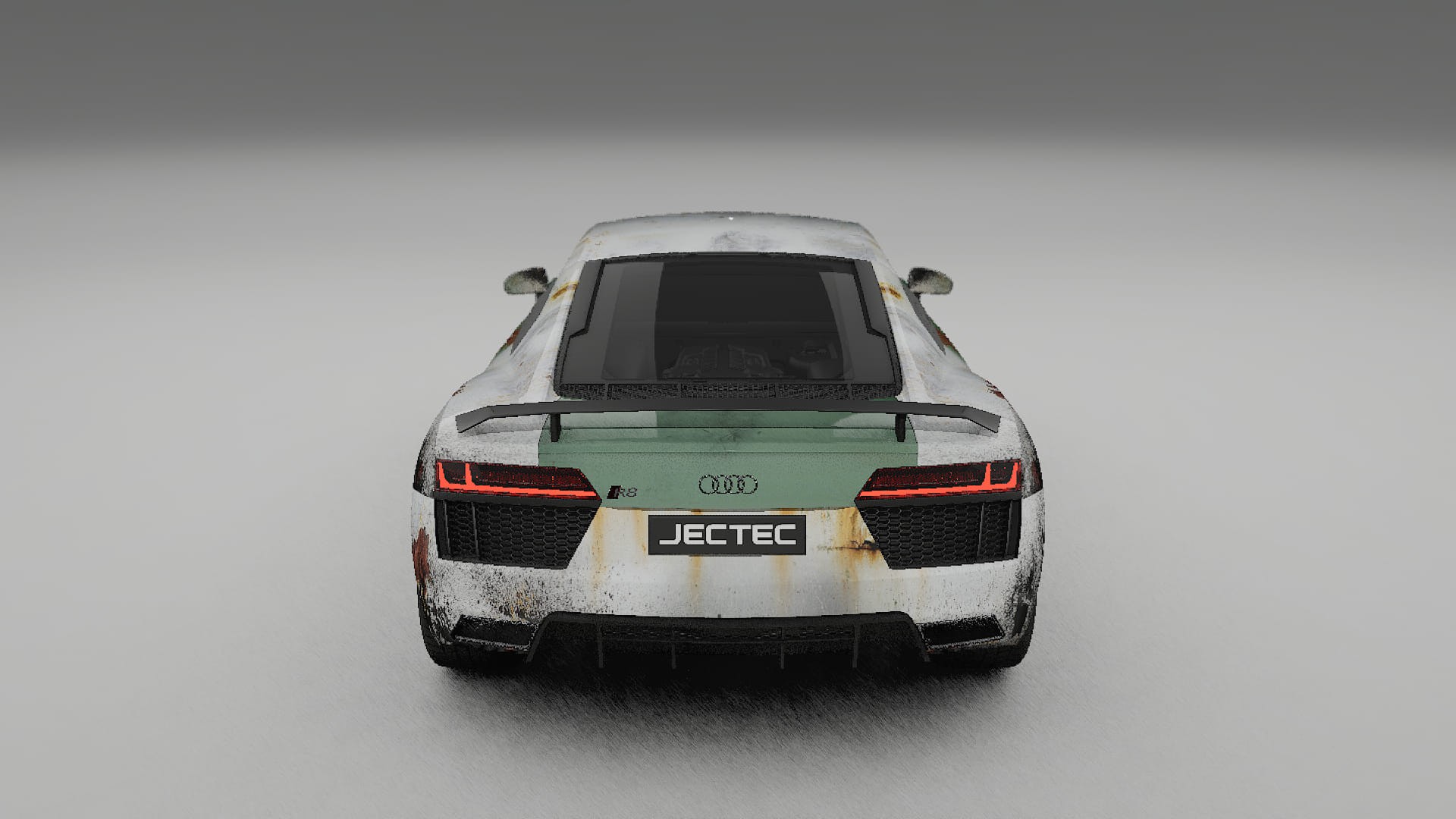 Audi R8 typ-4S prefacelift pre-LCI COBRA 11 – Designet Wrap PPF-sæt i printbart polyurethanfilm