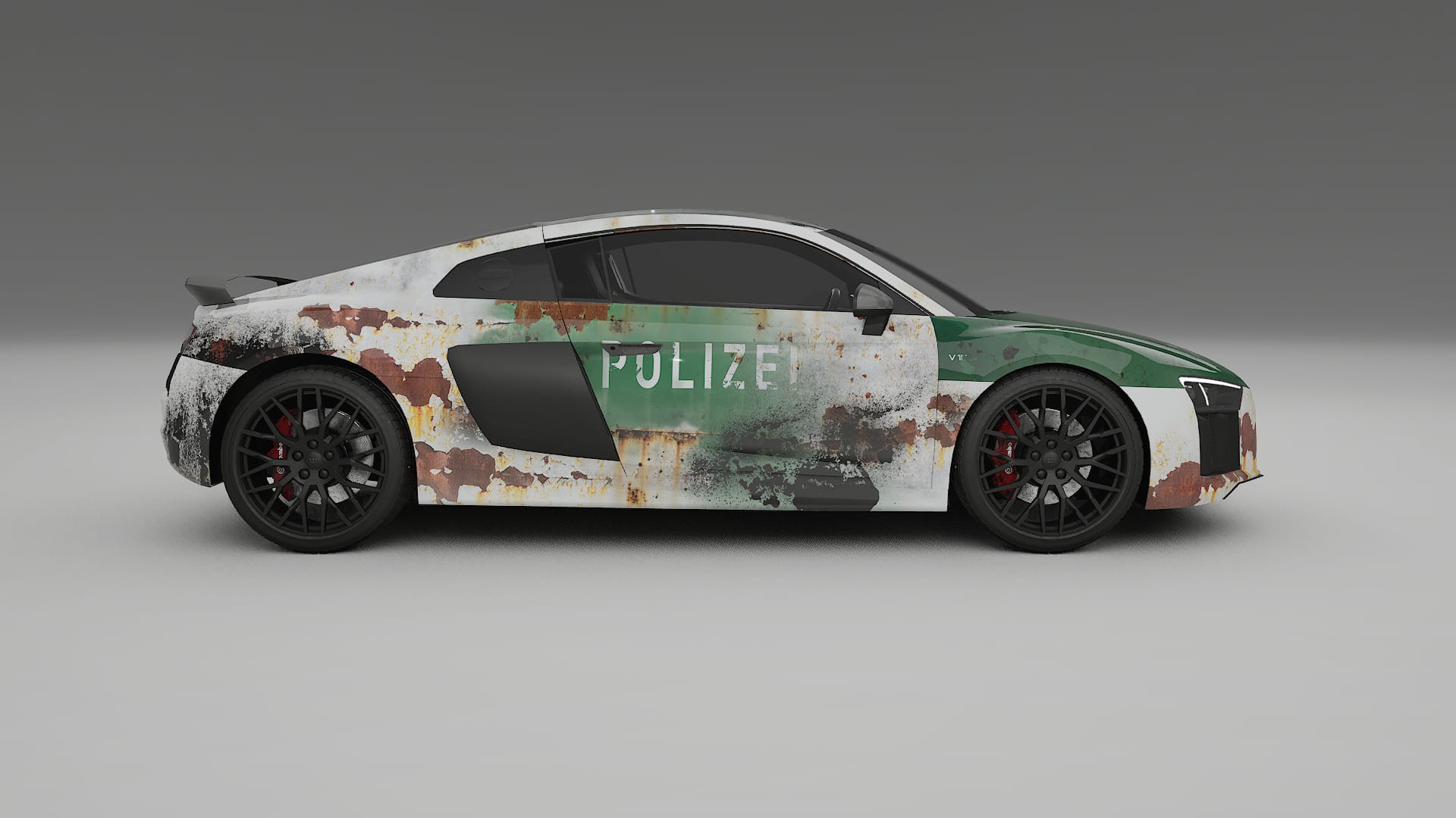 Audi R8 typ-4S prefacelift pre-LCI COBRA 11 – Designet Wrap PPF-sæt i printbart polyurethanfilm