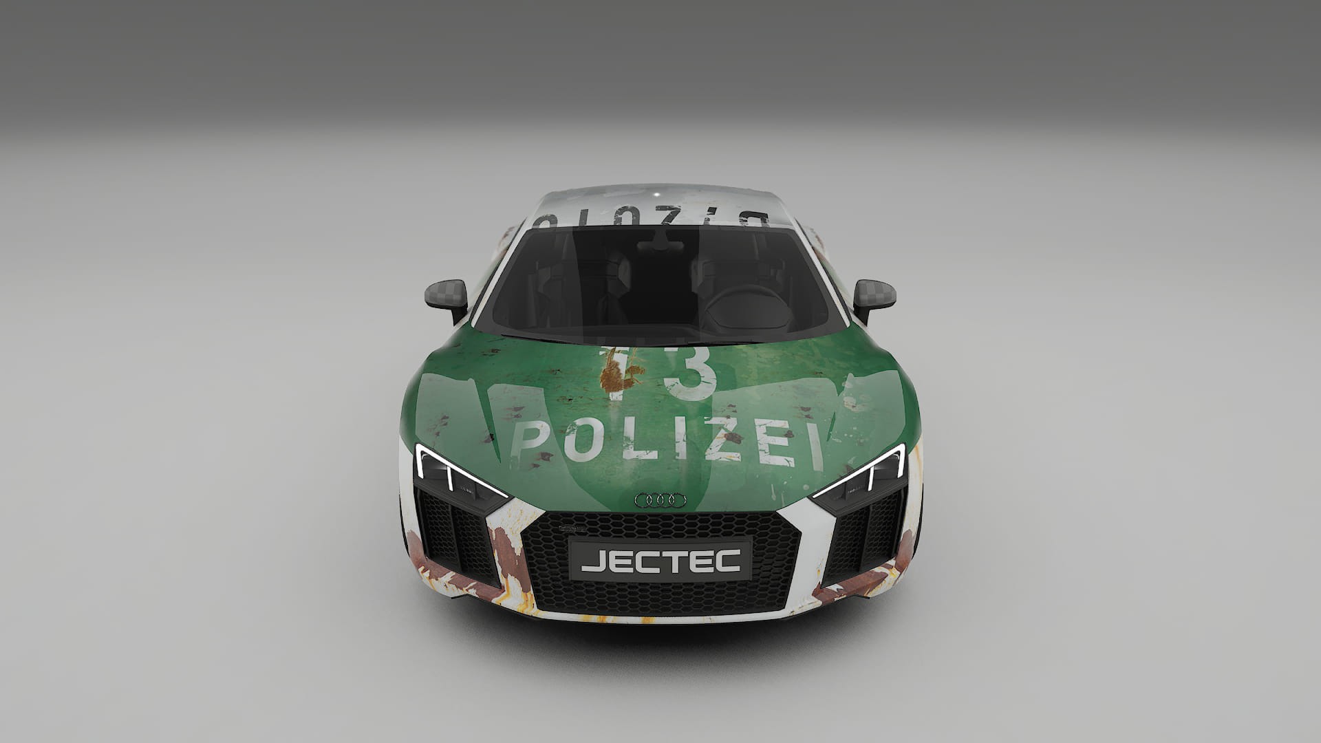 Audi R8 typ-4S prefacelift pre-LCI COBRA 11 – Designet Wrap PPF-sæt i printbart polyurethanfilm