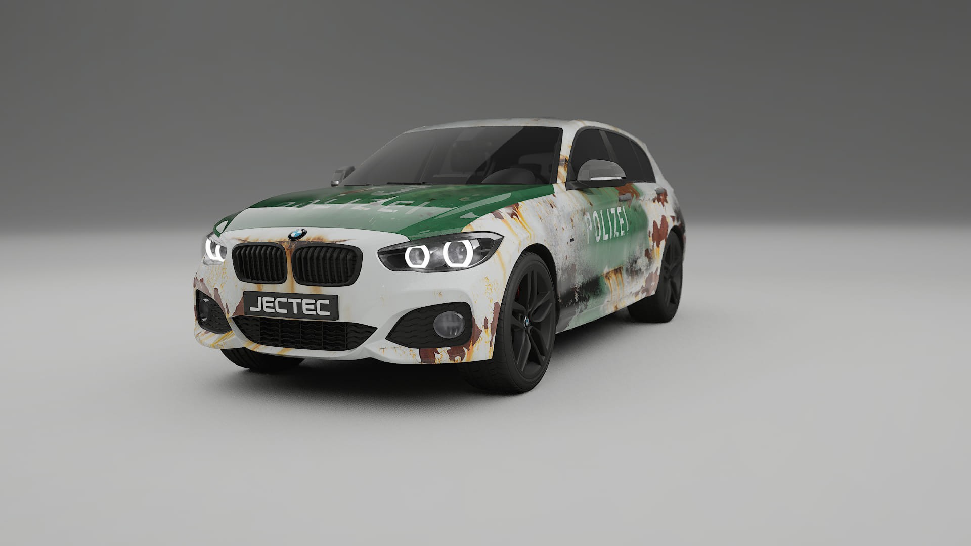 BMW 1 F20 facelift LCI COBRA 11 – Designet Wrap PPF-sæt i printbart polyurethanfilm