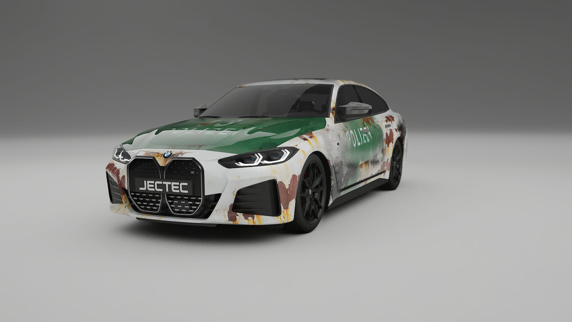 BMW I4 G26 M-Package COBRA 11 – Designet Wrap PPF-sæt i printbart polyurethanfilm