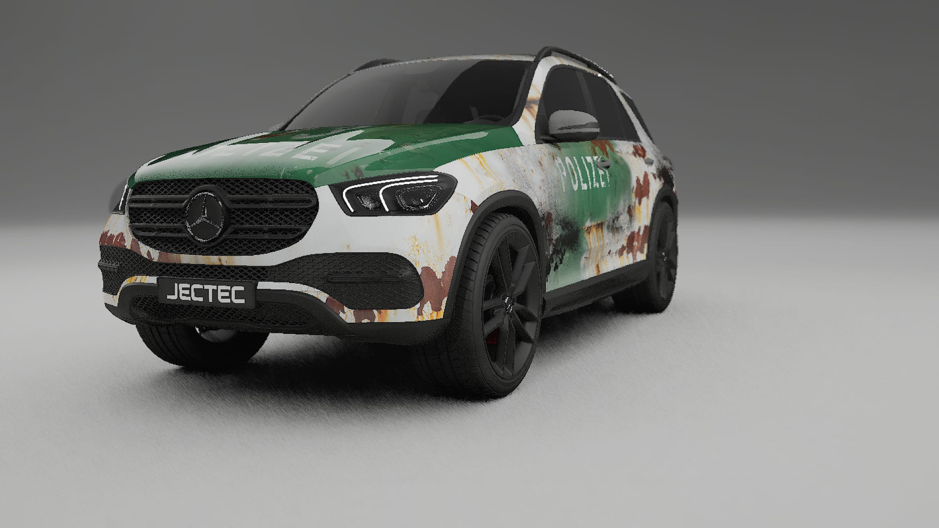 Mercedes GLE W167 COBRA 11 – Designet Wrap PPF-sæt i printbart polyurethanfilm
