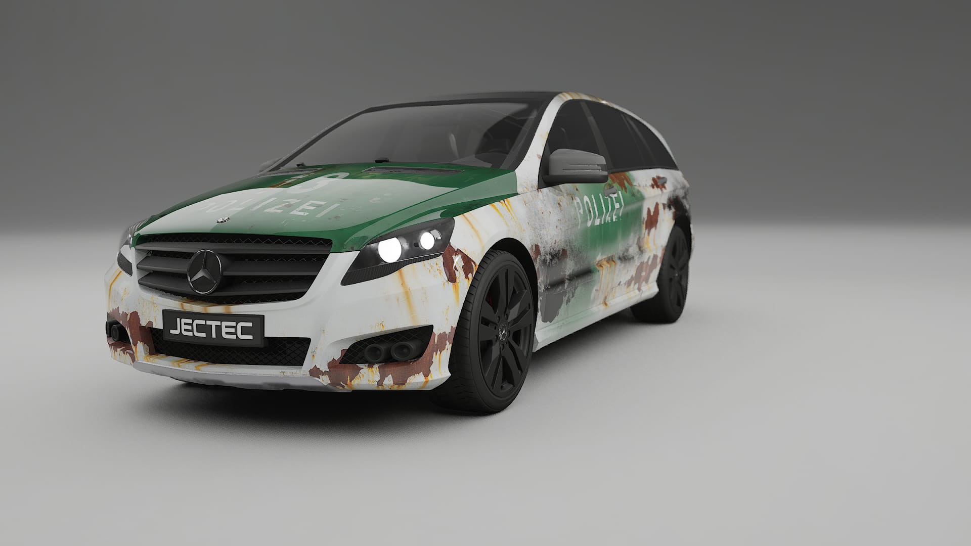 Mercedes R-class W251 facelift LCI COBRA 11 – Designet Wrap PPF-sæt i printbart polyurethanfilm