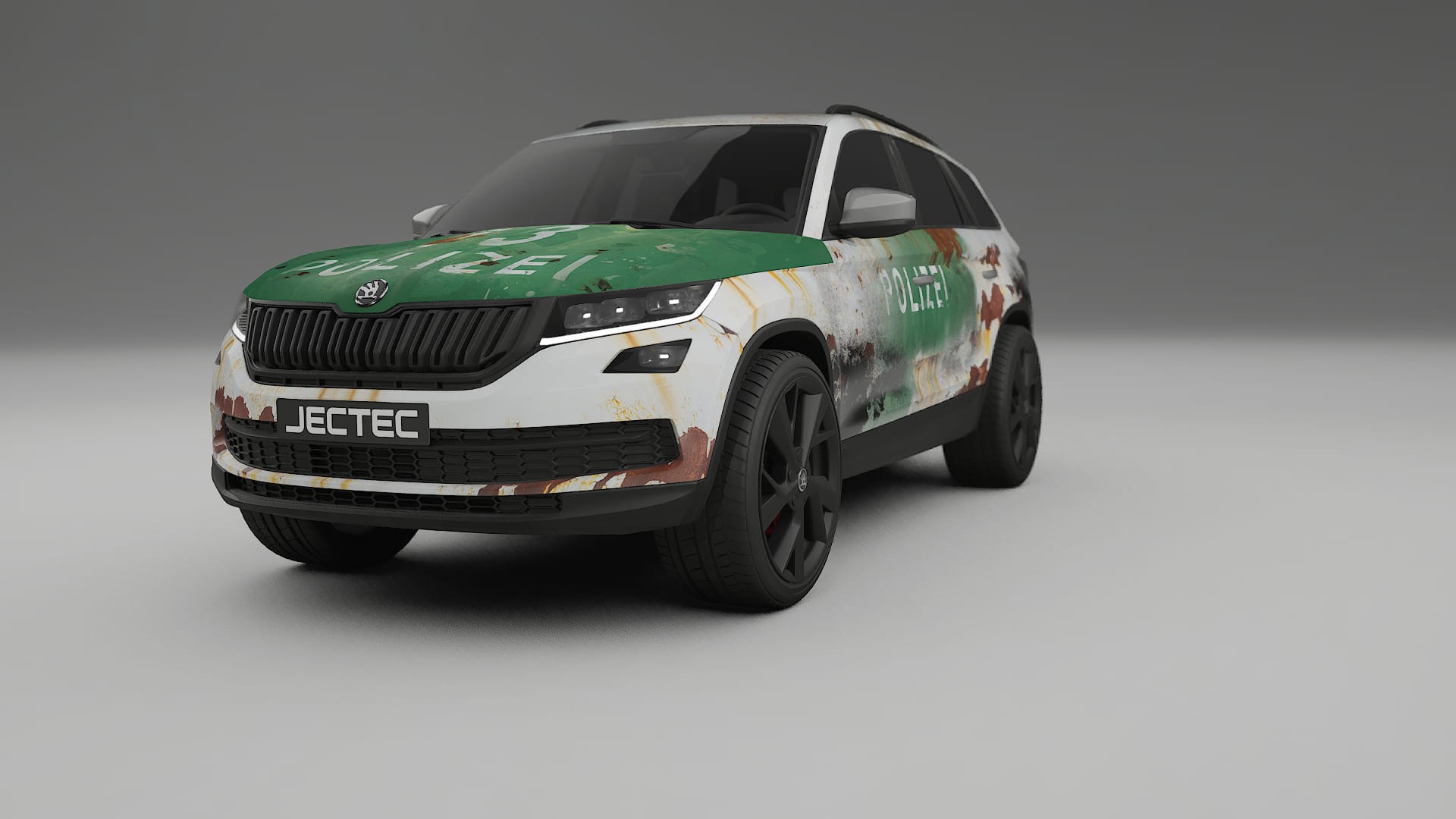 Škoda Kodiaq NS7 COBRA 11 – Designet Wrap PPF-sæt i printbart polyurethanfilm