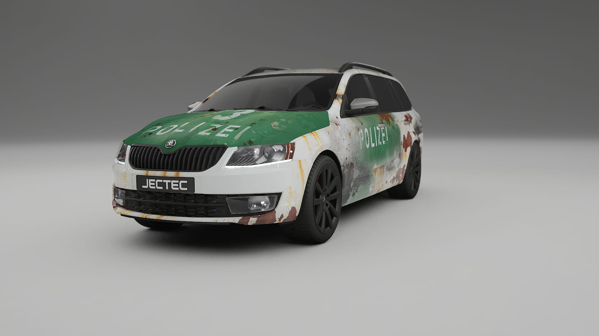 Škoda Octavia combi 5E COBRA 11 – Designet Wrap PPF-sæt i printbart polyurethanfilm