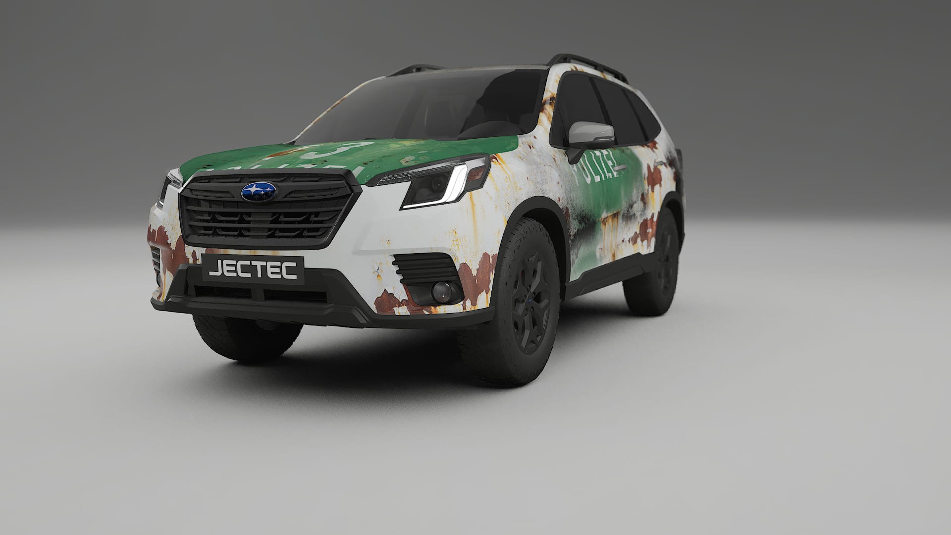 Subaru Forester V SK facelift LCI COBRA 11 – Designet Wrap PPF-sæt i printbart polyurethanfilm