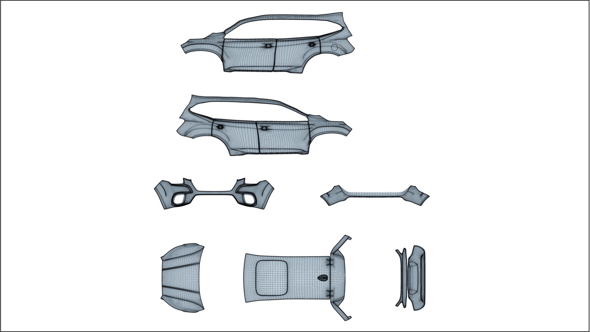 Subaru Forester V SK facelift LCI COBRA 11 – Designet Wrap PPF-sæt i printbart polyurethanfilm 2