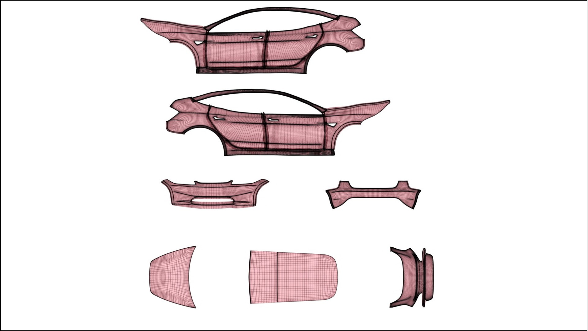Tesla Model 3 Highland COBRA 11 – Designet Wrap PPF-sæt i printbart polyurethanfilm 2
