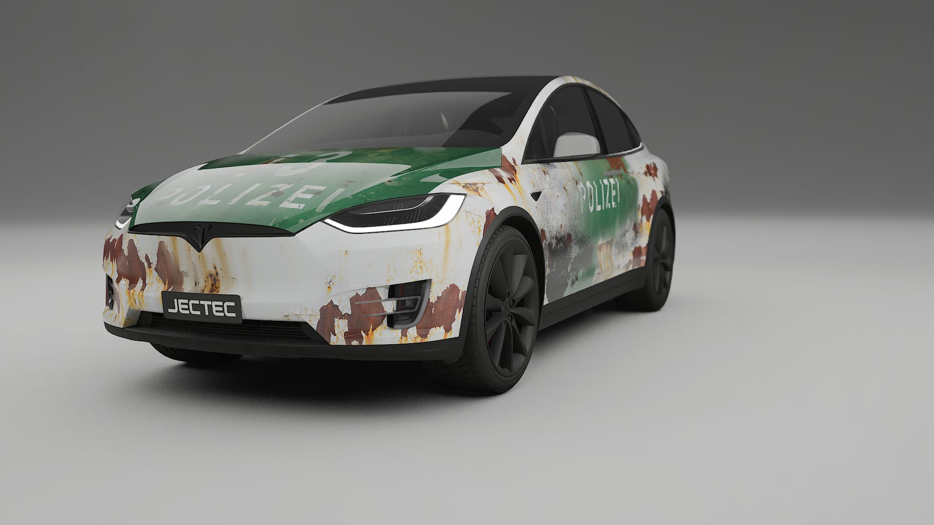Tesla Model X COBRA 11 – Designet Wrap PPF-sæt i printbart polyurethanfilm