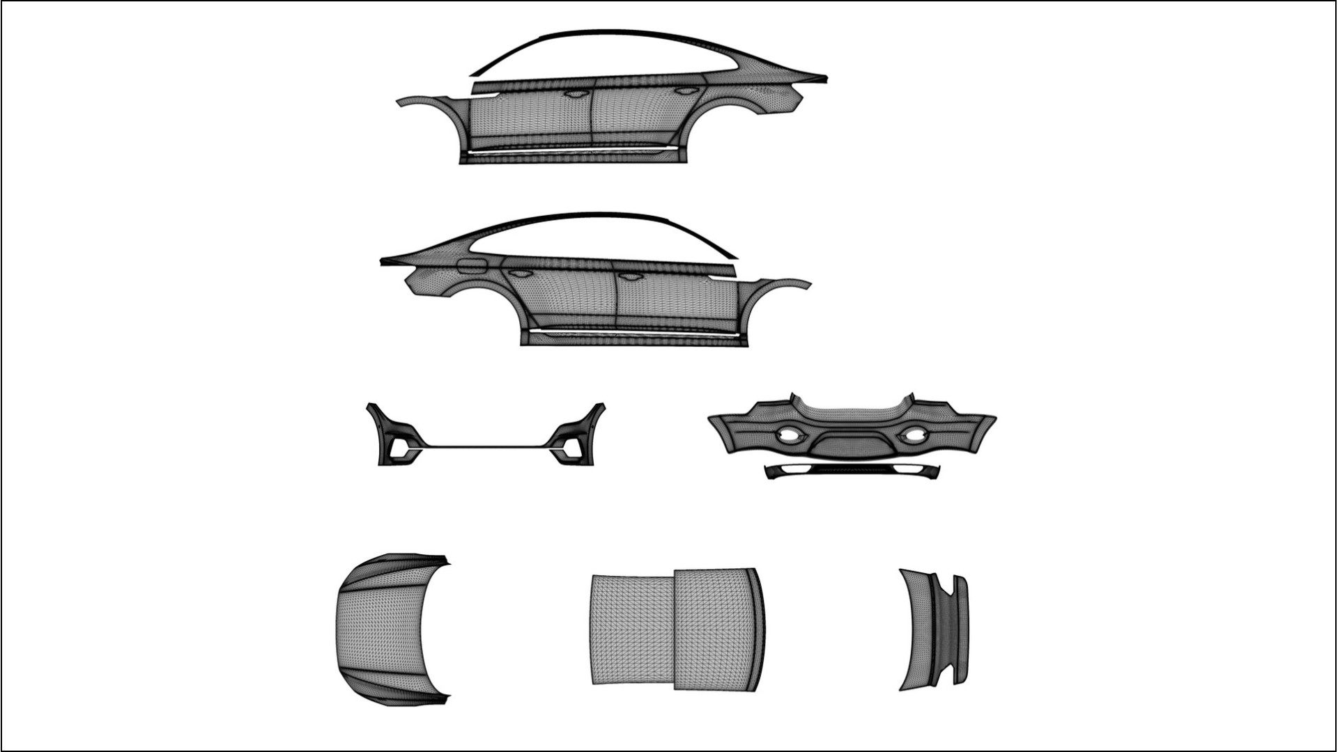 VW Arteon R 3H prefacelift pre-LCI COBRA 11 Designed Wrap PPF Kit – Printable Polyurethane Film 2
