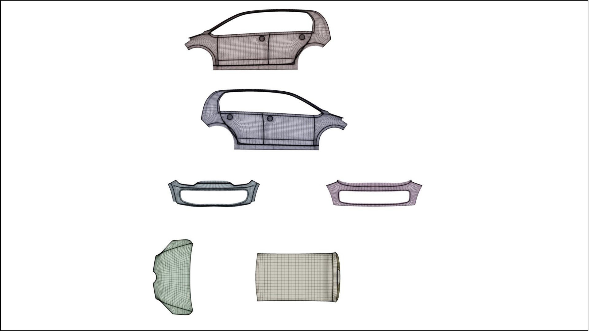 VW Cross Up COBRA 11 – Designet Wrap PPF-sæt i printbart polyurethanfilm 2