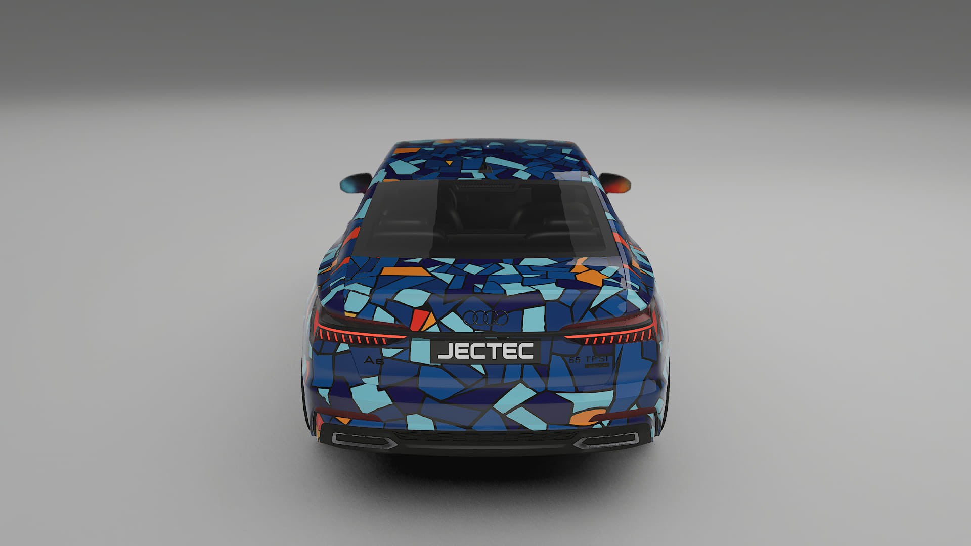 Audi A6 S-Line C8 BARCELONA – Designet Wrap PPF-sæt i printbart polyurethanfilm