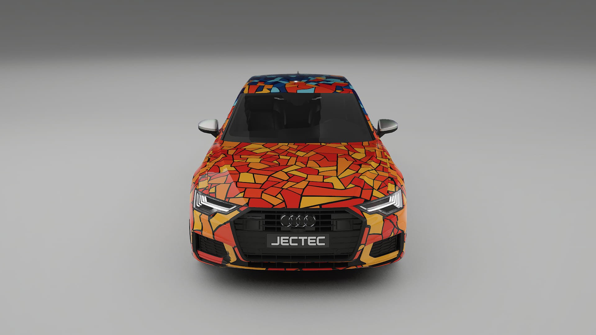 Audi A6 S-Line C8 BARCELONA – Designet Wrap PPF-sæt i printbart polyurethanfilm