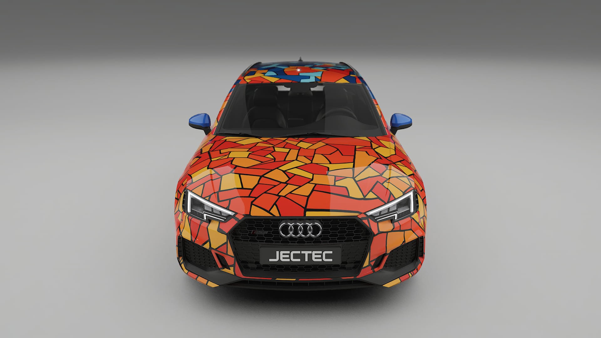 Audi RS4 Avant B9 prefacelift pre-LCI BARCELONA – Designet Wrap PPF-sæt i printbart polyurethanfilm