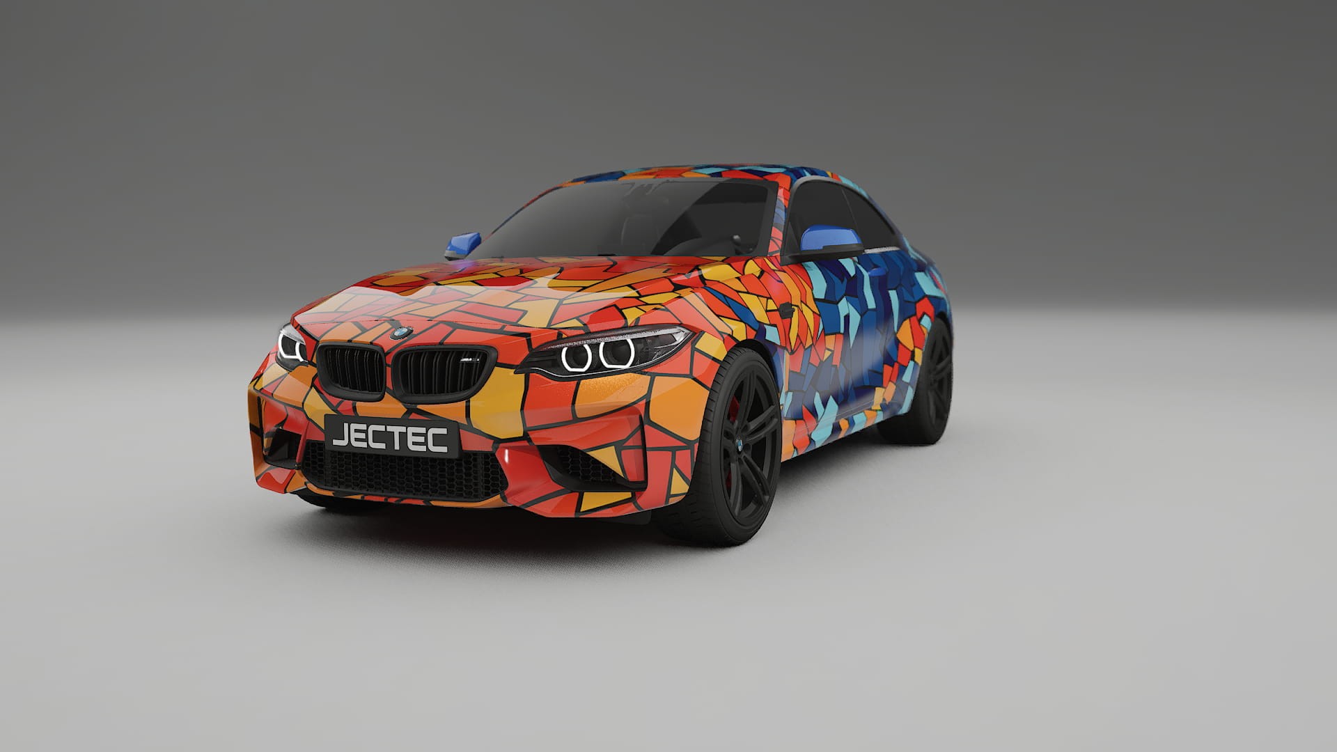 BMW M2 F87 facelift LCI BARCELONA – Designet Wrap PPF-sæt i printbart polyurethanfilm
