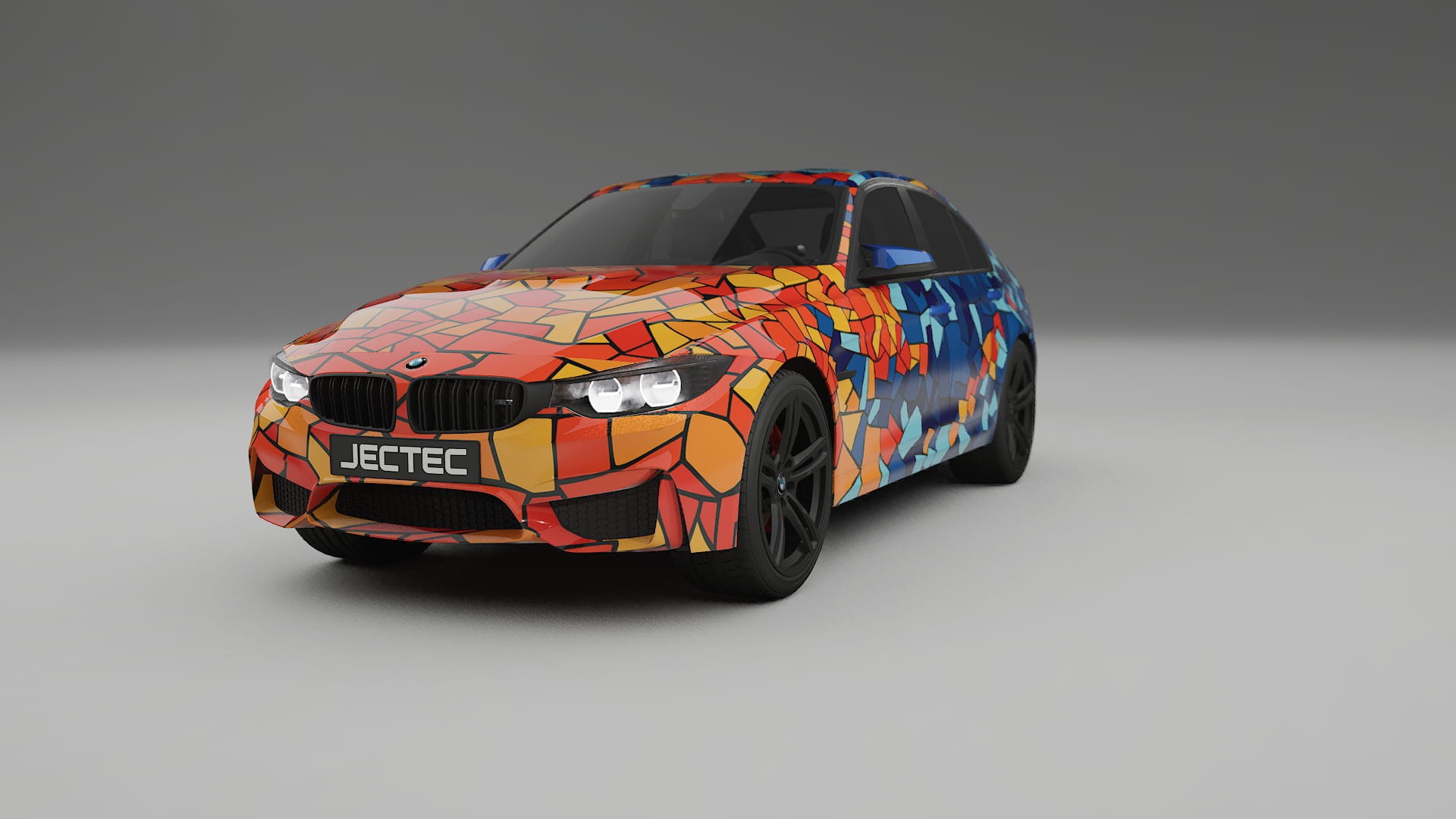 BMW M3 F80 BARCELONA – Designet Wrap PPF-sæt i printbart polyurethanfilm
