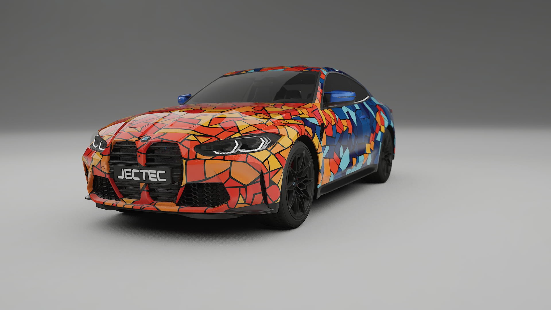 BMW M4 G82 BARCELONA – Designet Wrap PPF-sæt i printbart polyurethanfilm