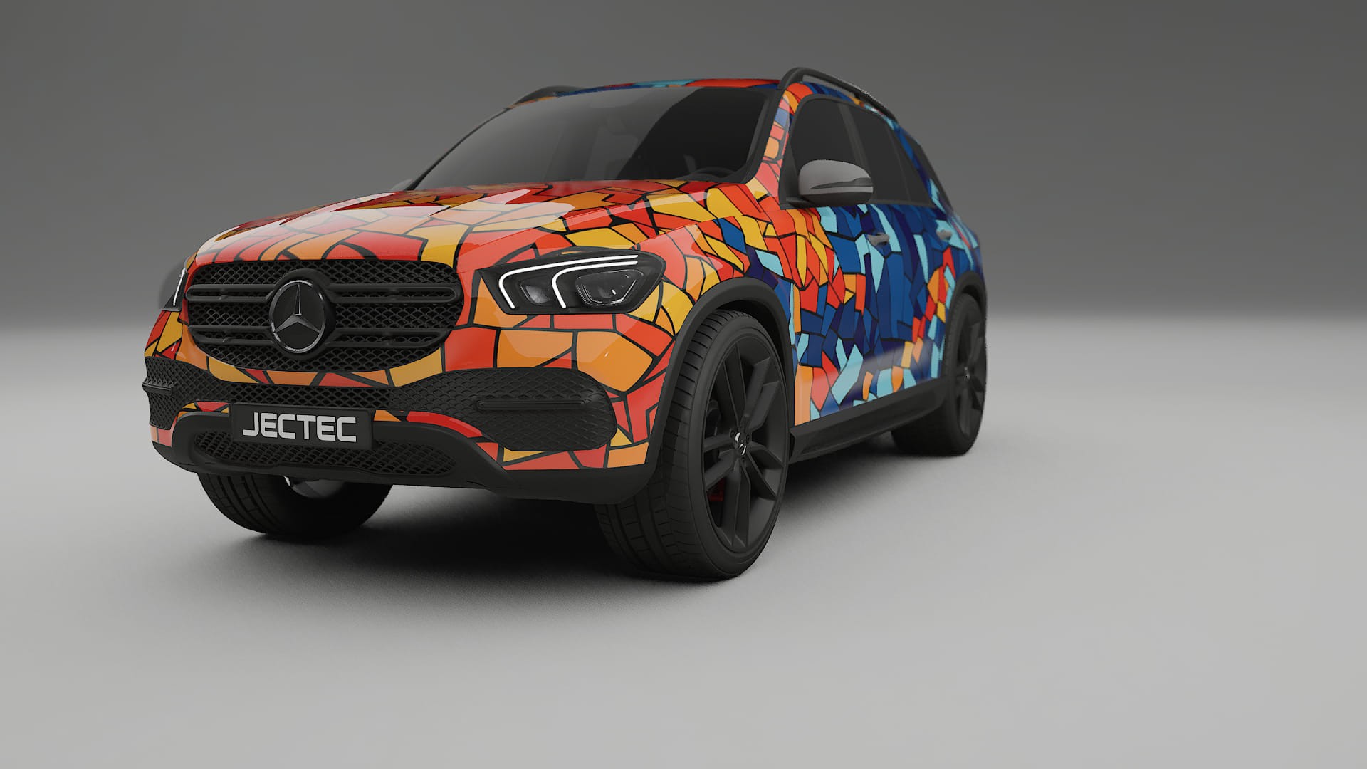 Mercedes GLE W167 BARCELONA Designed Wrap PPF Kit – Printable Polyurethane Film