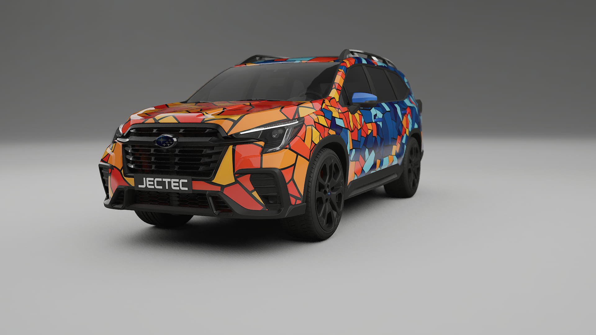 Subaru Ascent BT facelift LCI BARCELONA – Designet Wrap PPF-sæt i printbart polyurethanfilm