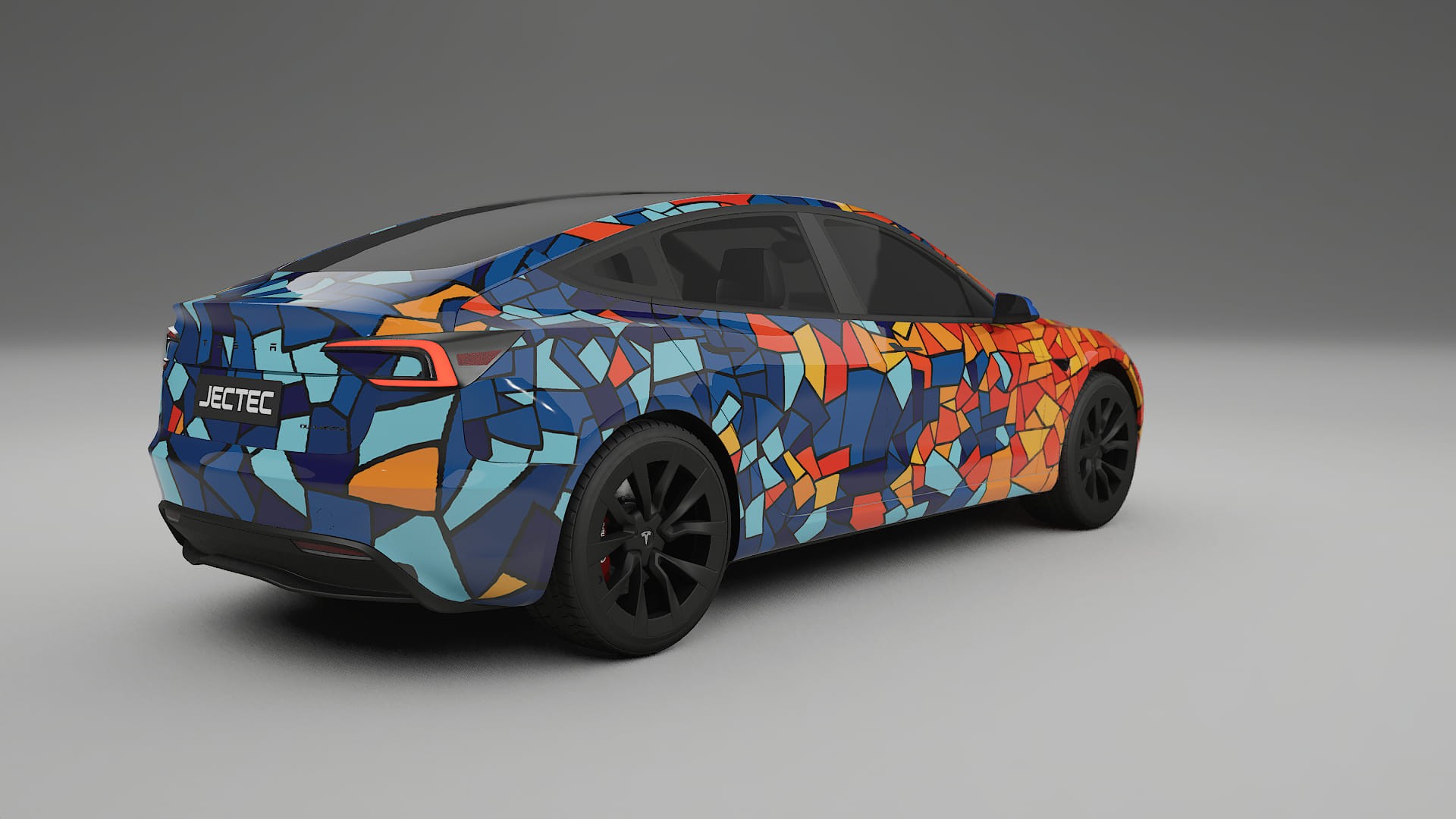 Tesla Model 3 Highland BARCELONA – Designet Wrap PPF-sæt i printbart polyurethanfilm