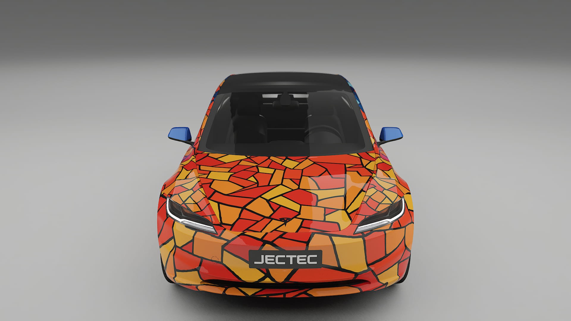 Tesla Model 3 Highland BARCELONA – Designet Wrap PPF-sæt i printbart polyurethanfilm
