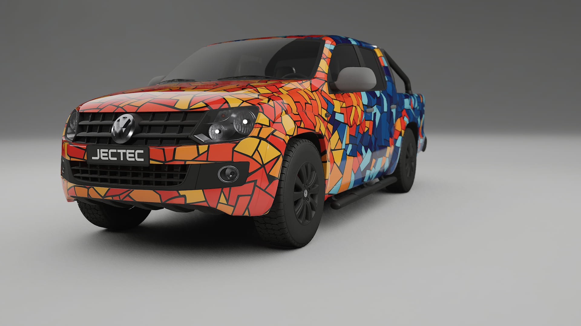 VW Amarok 2H BARCELONA – Designet Wrap PPF-sæt i printbart polyurethanfilm